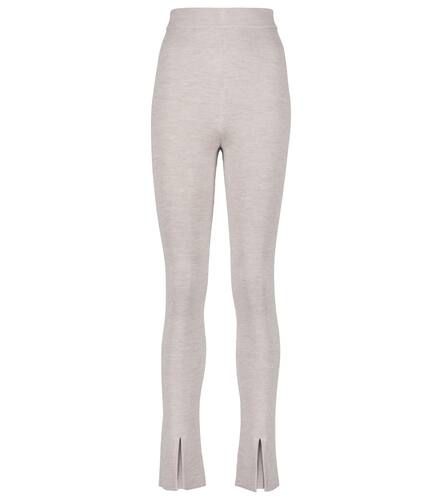 Wool, silk and cashmere knit pants - Magda Butrym - Modalova