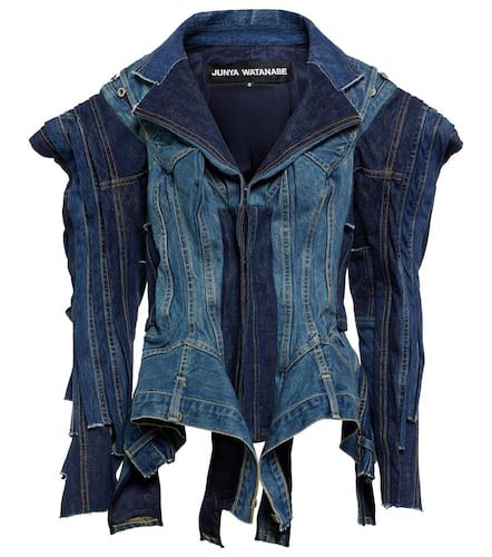 Chaqueta en denim patchwork - Junya Watanabe - Modalova