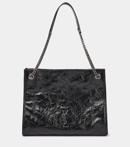 Niki crinkled leather shopper - Saint Laurent - Modalova