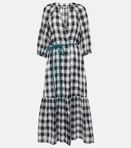 Vestido midi Chess de algodón estampado - Eres - Modalova