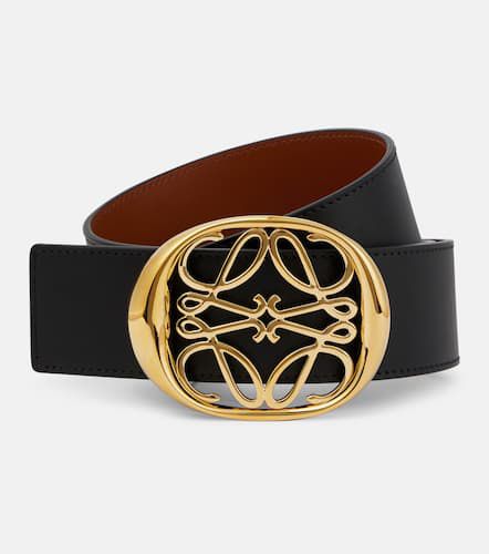 Reversible Anagram leather belt - Loewe - Modalova