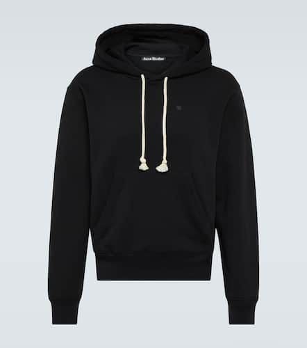 Fairah Face cotton jersey hoodie - Acne Studios - Modalova