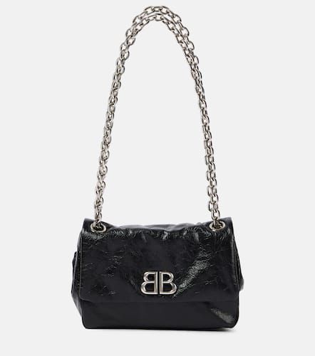 Monaco Mini BB leather shoulder bag - Balenciaga - Modalova
