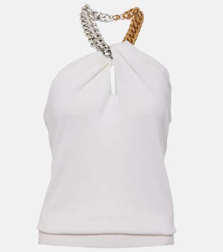 Embellished halterneck wool top - Stella McCartney - Modalova