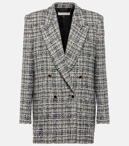 Wool lame tweed blazer - Alessandra Rich - Modalova