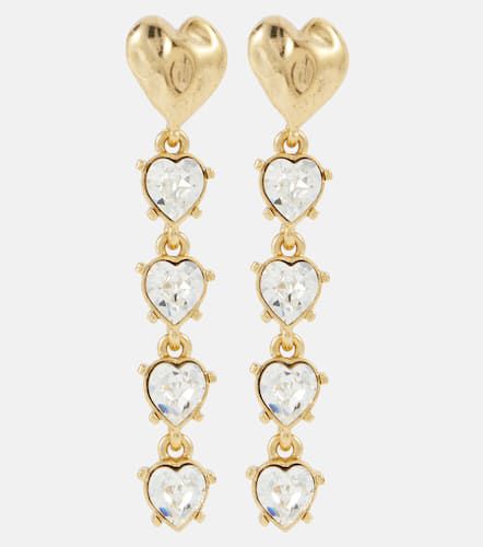 Heart embellished drop earrings - Oscar de la Renta - Modalova