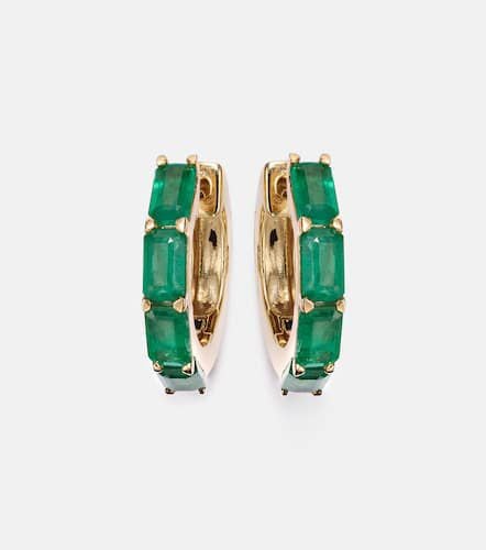 Kt earrings with emeralds - Shay Jewelry - Modalova