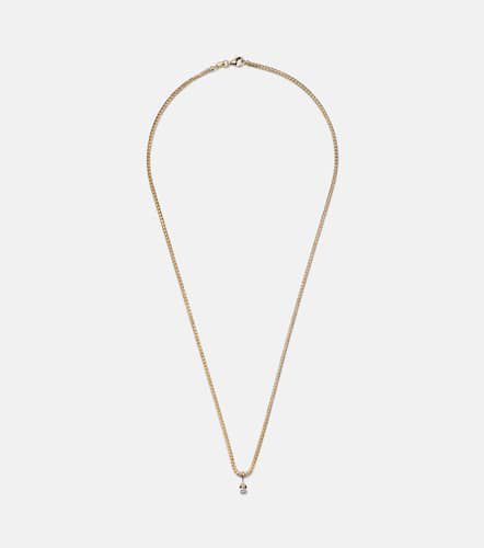 Franco 18kt chain necklace with diamond - Anita Ko - Modalova