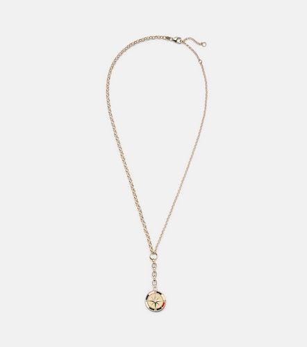 Collar Internal Compass de oro de 18 ct con diamante - FoundRae - Modalova