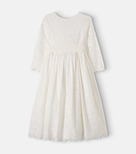 Vestido en mezcla de algodón y encaje - Il Gufo - Modalova