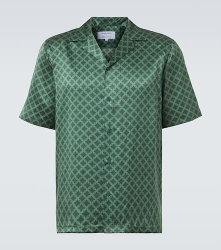 Roberto printed silk bowling shirt - Frescobol Carioca - Modalova