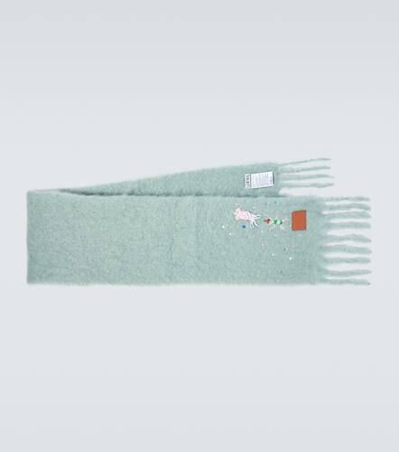 X Suna Fujita Squid mohair-blend scarf - Loewe - Modalova