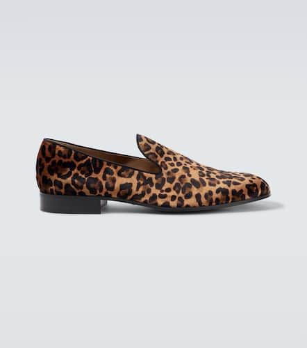 Leopard-print loafers - Gianvito Rossi - Modalova