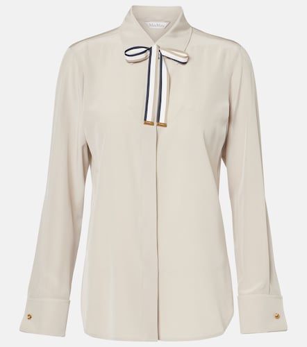Blusa Apollo de crepé de china de seda - Max Mara - Modalova