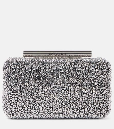 McQueen T-Bar crystal-embellished clutch - Alexander McQueen - Modalova