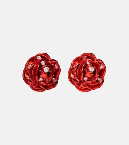 Rose crystal-embellished earrings - Magda Butrym - Modalova