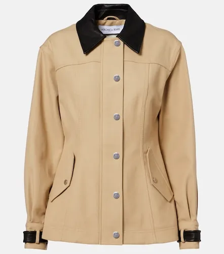 Chaqueta Talla de algodón con piel - Veronica Beard - Modalova