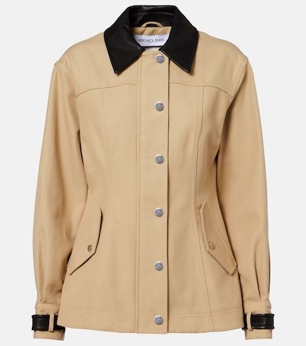 Chaqueta Talla de algodón con piel - Veronica Beard - Modalova