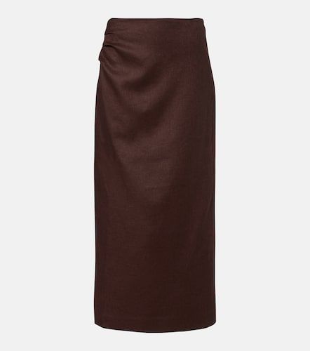 SIR Linen midi skirt - SIR - Modalova