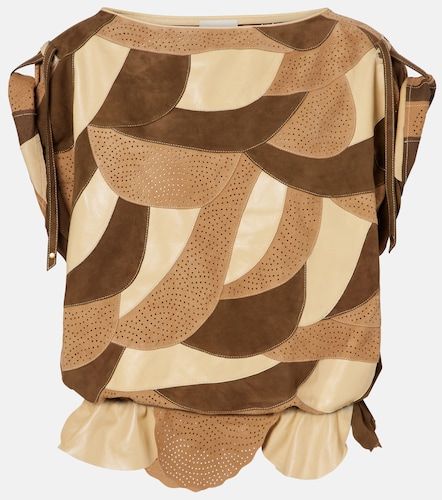 Dalmy perforated suede top - Isabel Marant - Modalova