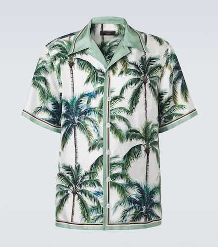 Printed silk twill shirt - Dolce&Gabbana - Modalova