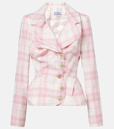 Checked wool-blend blazer - Vivienne Westwood - Modalova