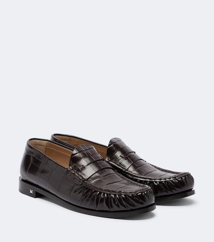 Max Mara Mocasines de piel grabada - Max Mara - Modalova
