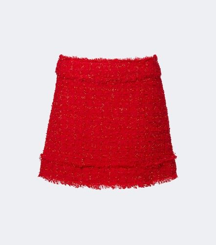 Minifalda de bouclé en mezcla de algodón - Dolce&Gabbana - Modalova