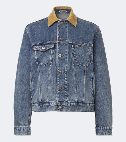 JW Anderson Jeansjacke mit Cord - JW Anderson - Modalova