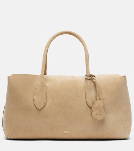 Borsa a spalla in suede - Polo Ralph Lauren - Modalova