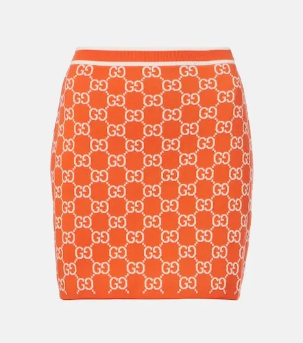 Gucci GG cotton jacquard miniskirt - Gucci - Modalova
