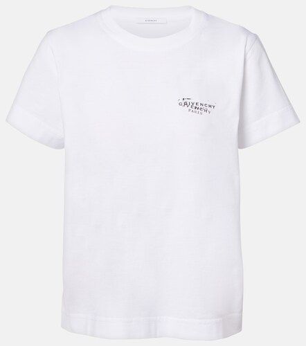 T-shirt in jersey di cotone con logo - Givenchy - Modalova
