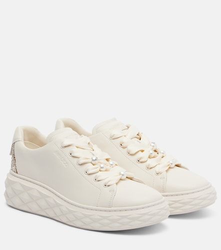 Diamond Light Maxi leather sneakers - Jimmy Choo - Modalova