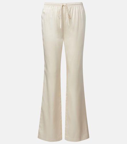 Elise silk satin flared pants - Rebecca Vallance - Modalova