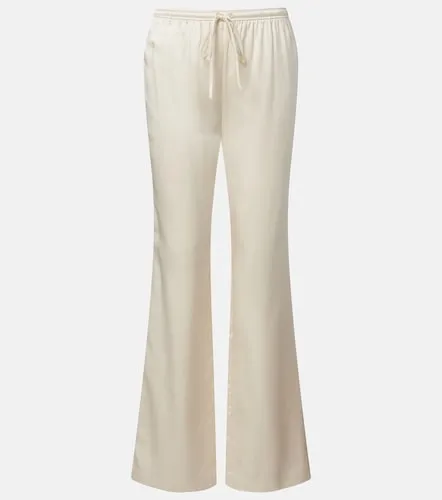 Pantalones flared Elise de satén de seda - Rebecca Vallance - Modalova
