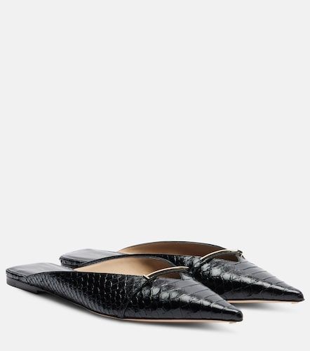 T Icon croc-effect leather sandals - Tom Ford - Modalova