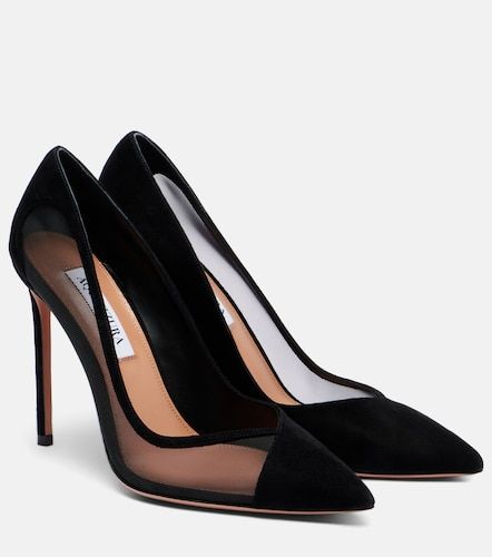Pumps Studio 105 in suede con mesh - Aquazzura - Modalova
