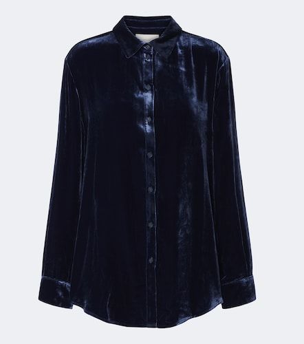 Asceno Camisa London de terciopelo - Asceno - Modalova