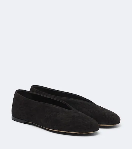 Intrecciato suede ballet flats - Bottega Veneta - Modalova