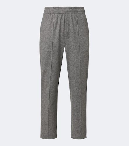 Moncler Flannel straight pants - Moncler - Modalova