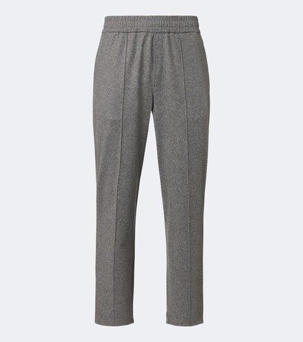 Pantalones rectos de franela - Moncler - Modalova