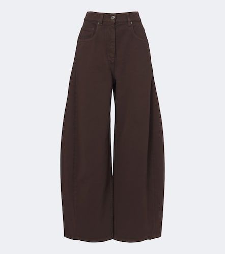 Jeans a gamba larga - Brunello Cucinelli - Modalova