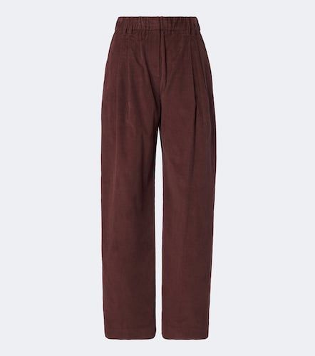 Pantaloni a gamba larga in velluto a coste - Brunello Cucinelli - Modalova