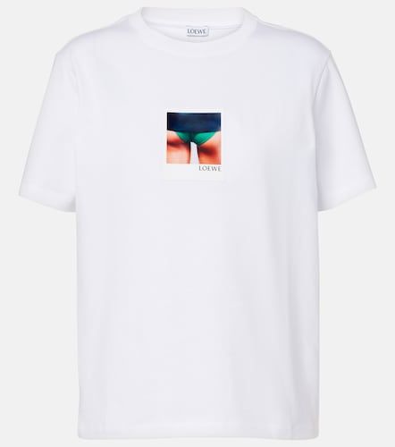 Camiseta de algodón estampada - Loewe - Modalova
