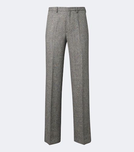 Checked wool straight pants - Dries Van Noten - Modalova