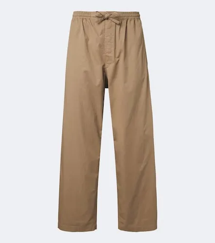 Pantalones anchos de sarga de algodón - Lemaire - Modalova