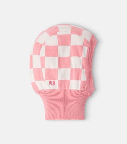 Balaclava de punto de algodón a cuadros - Mini Rodini - Modalova