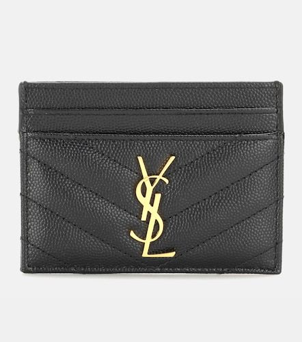 Tarjetero Monogram de piel - Saint Laurent - Modalova