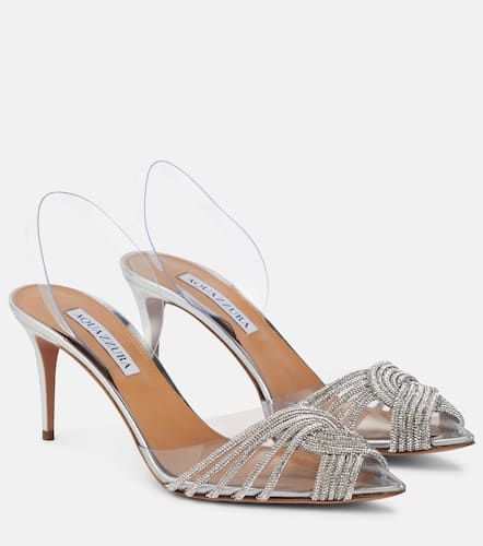 Gatsby 75 embellished slingback pumps - Aquazzura - Modalova