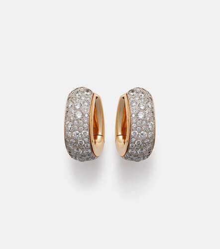 Iconica Bold 18kt rose earrings with diamonds - Pomellato - Modalova